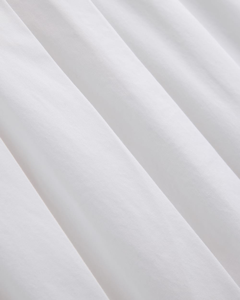 Utility Pleated Mini Skirt in White — detail view