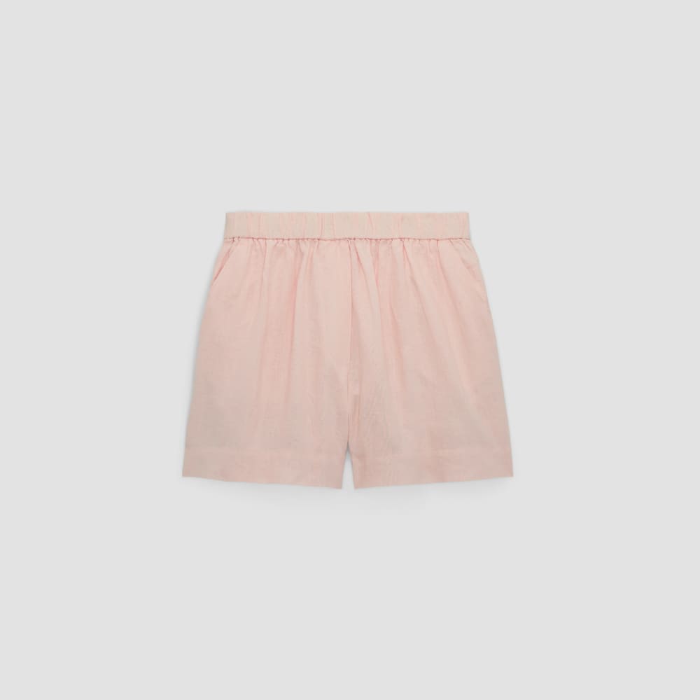 The Linen Boxer Short in Petal Pink — alternate view