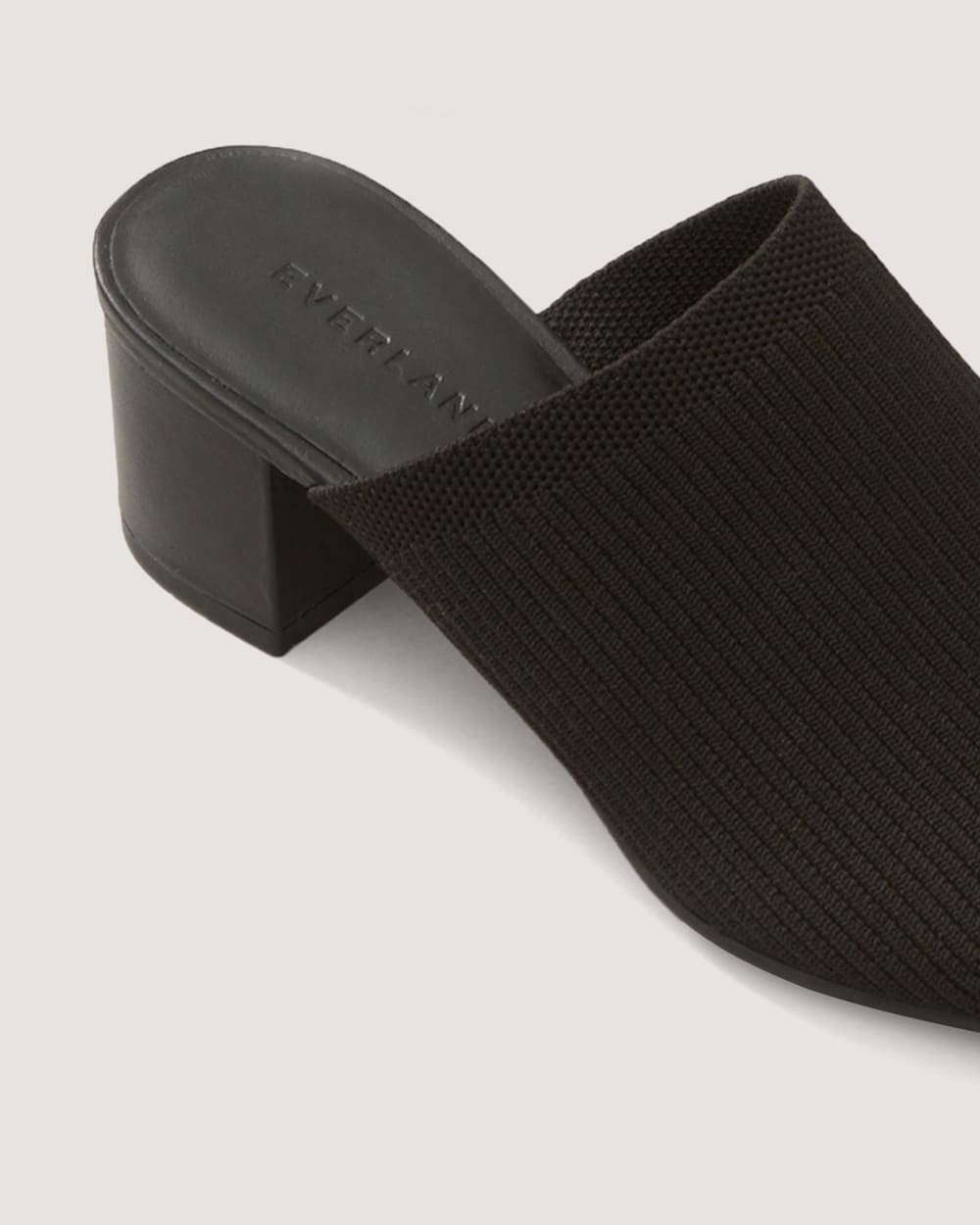 The Glove Mule in ReKnit in Black — detail view