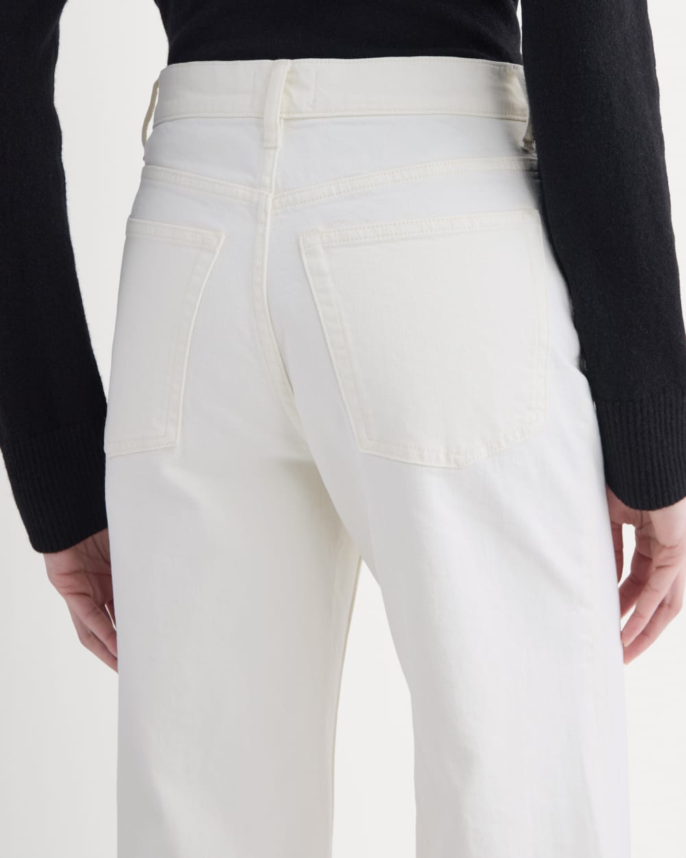 The Way-High® Sailor Jean 2.0 in Calico Ecru — detail view