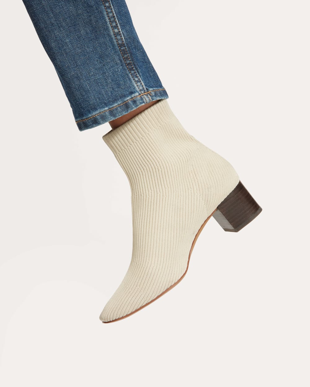 The Glove Boot in Bone — alternate view
