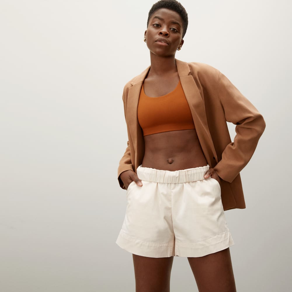The Easy Short in Canvas — front view