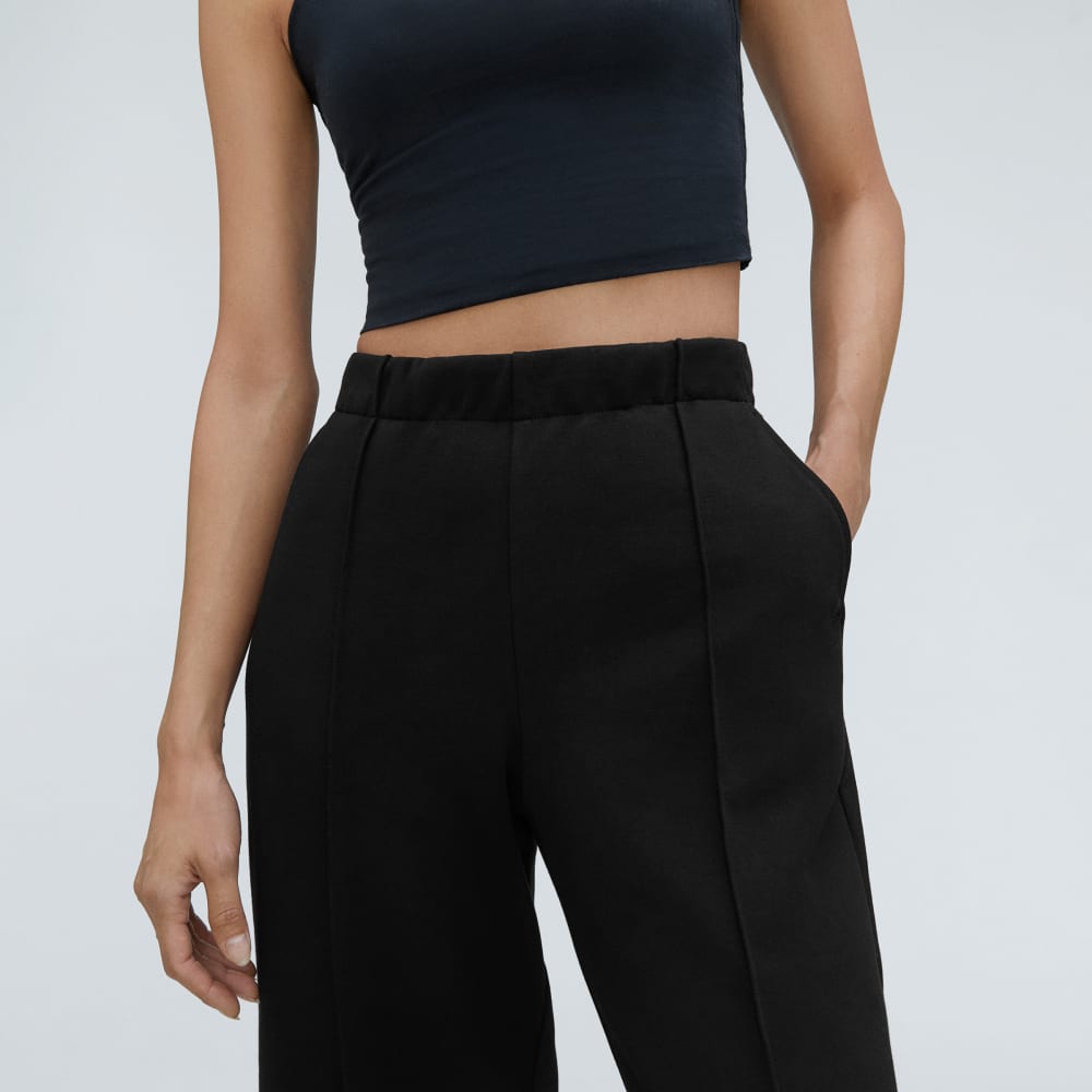 The Wide Leg Dream Pant® in Black — detail view