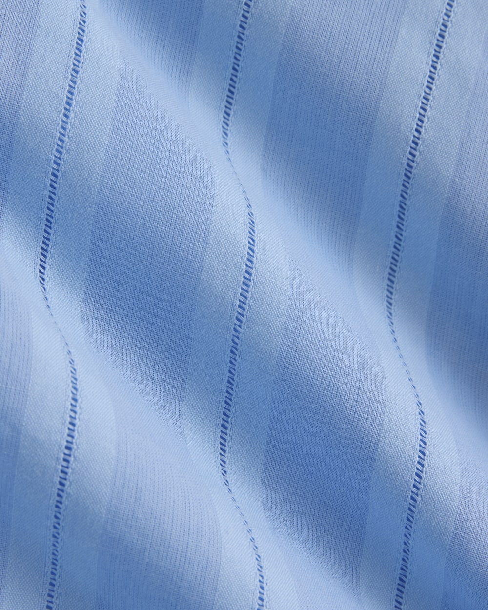 Textured Mini Collar Shirt in Open Air Blue — detail view