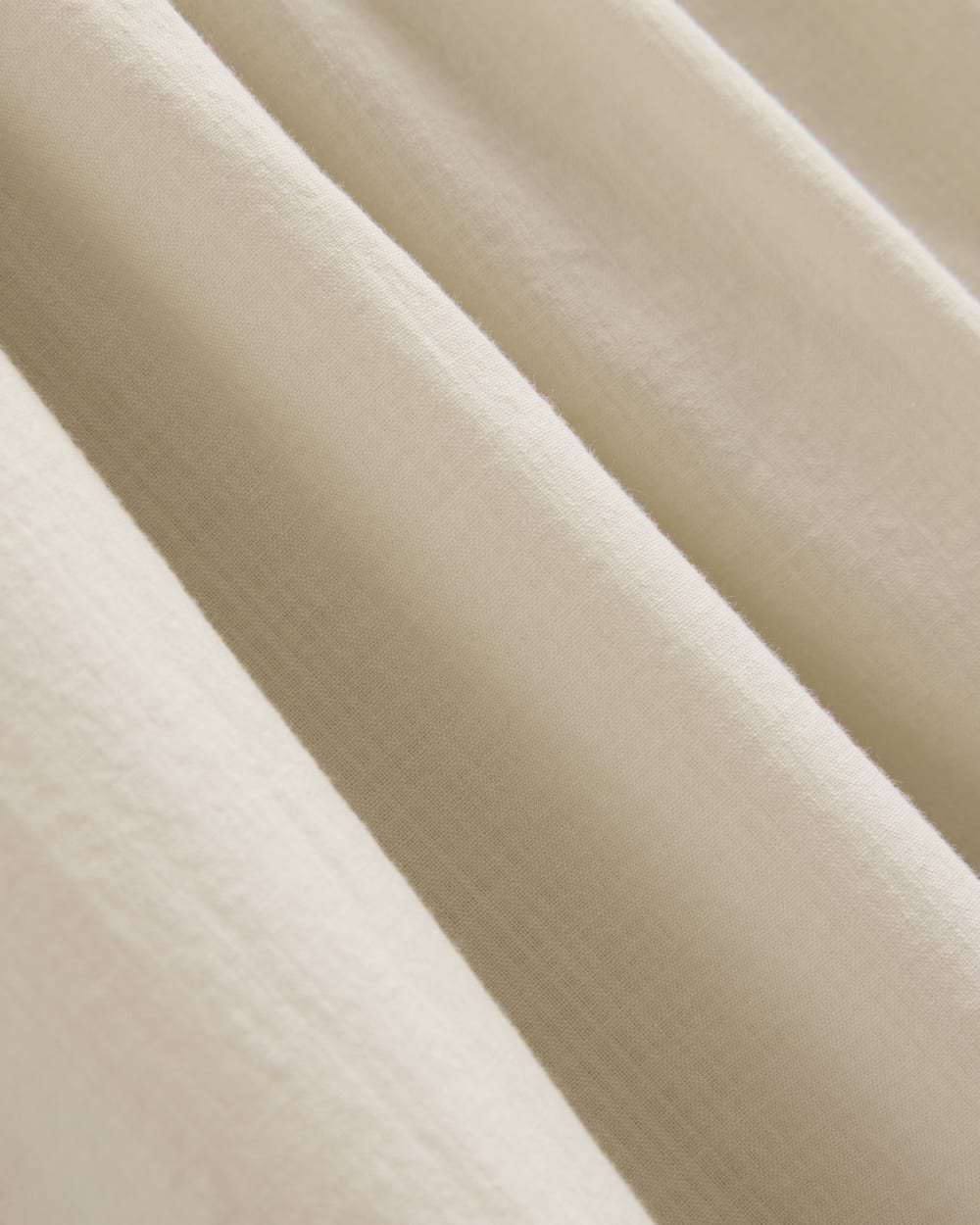 Gauze Smocked Dress in Birch — detail view