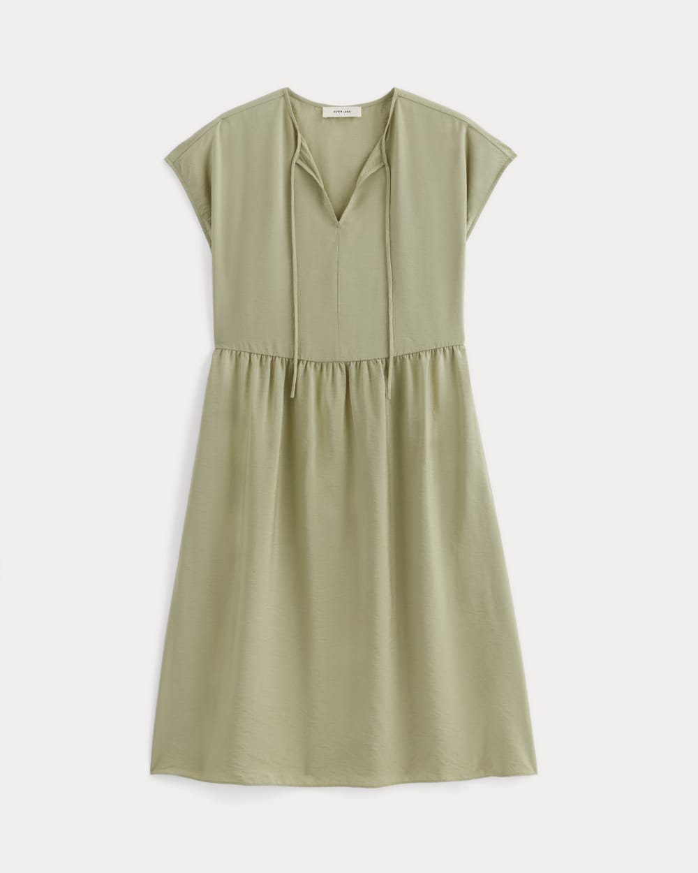 The Midi Dress in SoftLuxe in Eucalyptus — alternate view