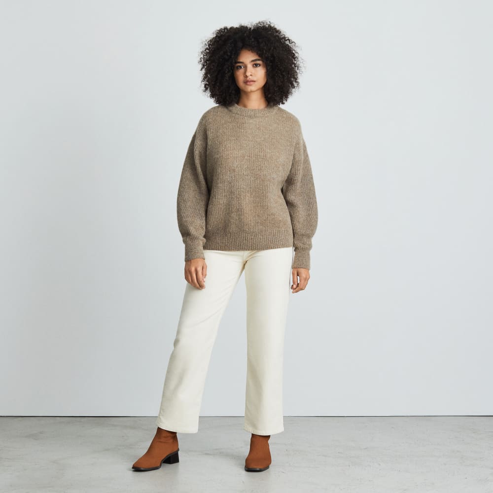 The Cocoon Crew in Alpaca in Clay — detail view