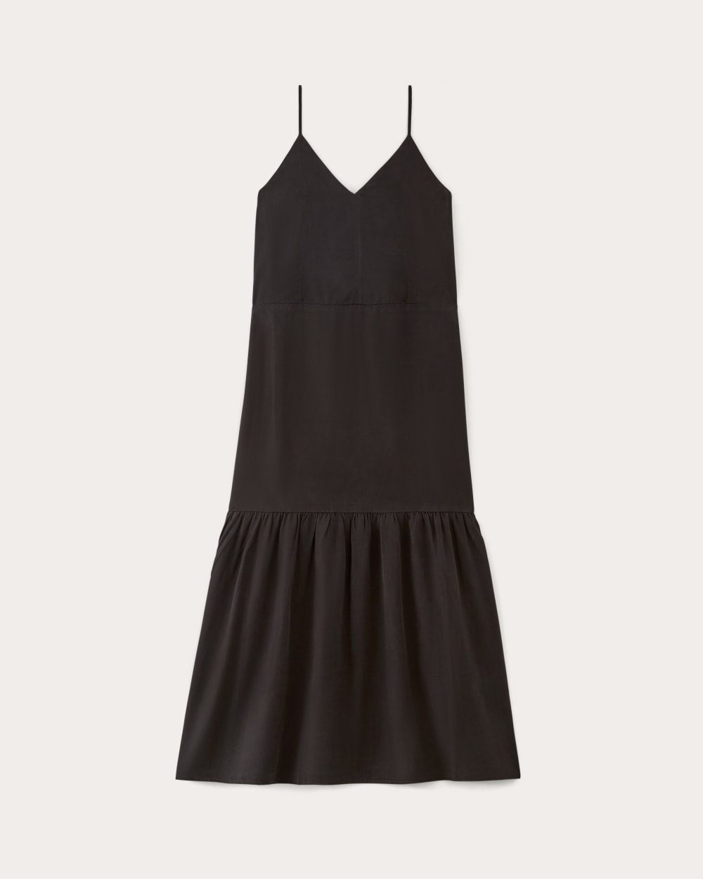 The Long Weekend Dress in Butterlite in Black — alternate view
