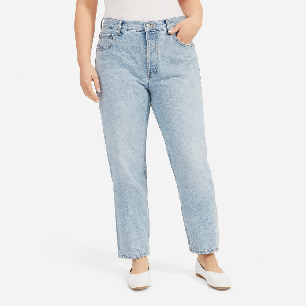 The ’90s Cheeky® Jean in Vintage Sunbleached Blue — detail view
