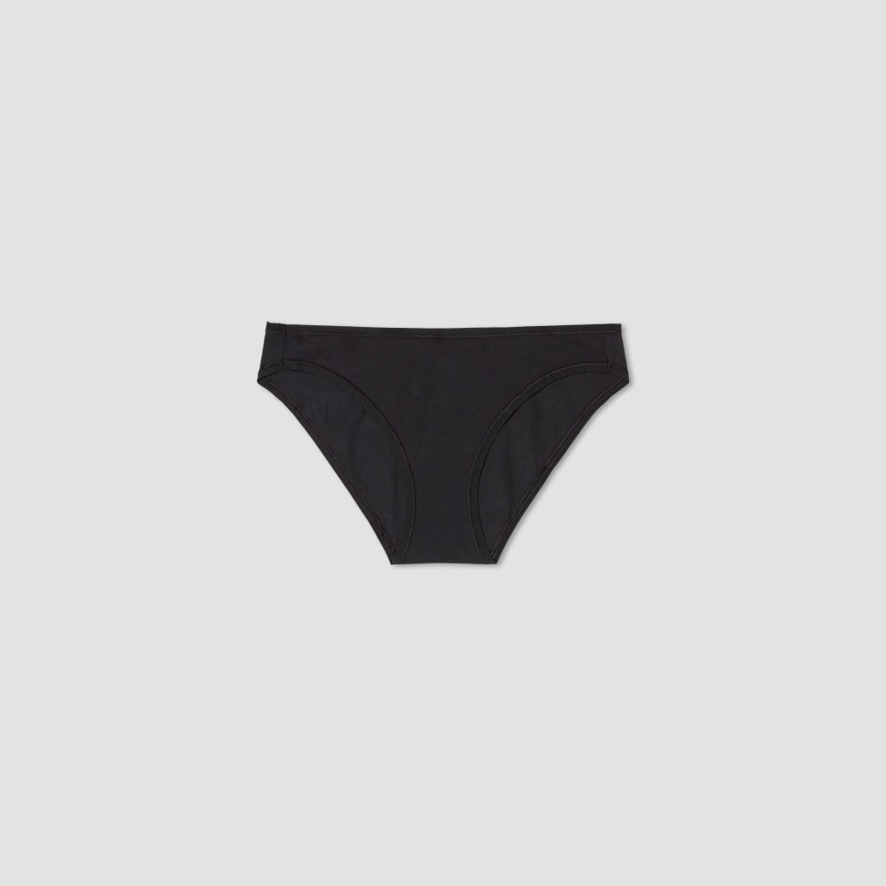 The Cotton Bikini in Black — alternate view