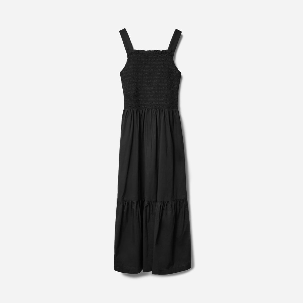 The Smock Dress in Black — alternate view