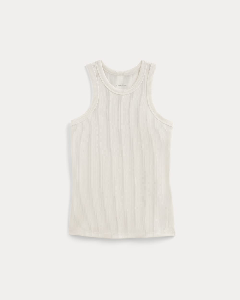 The Shimmy Cutaway Tank in Bone — alternate view