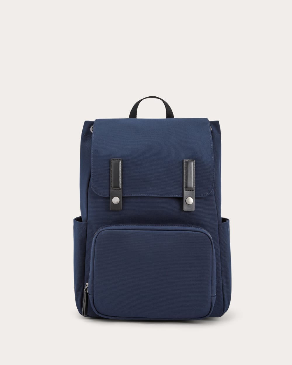 The Canvas Backpack in Navy — front view