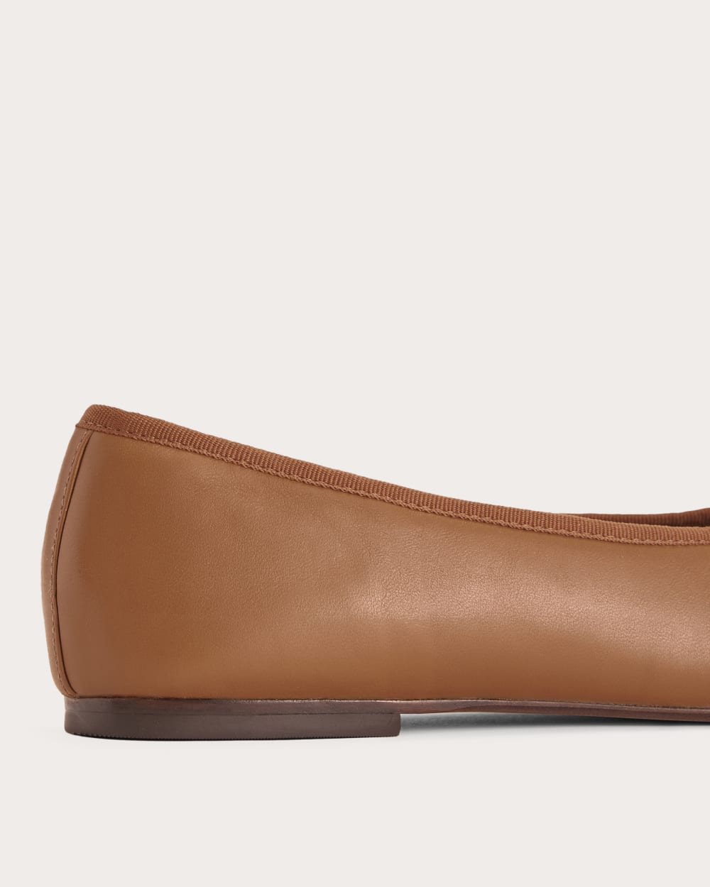 The Day Ballet Flat in Toasted Almond — detail view