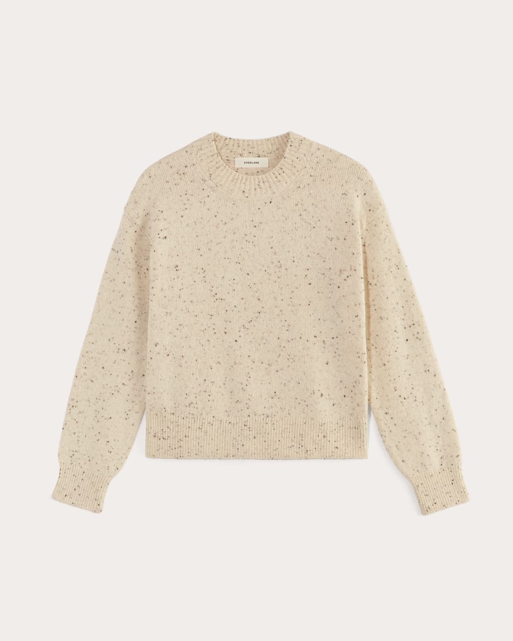 The Cocoon Crew in Plush Cotton in Cream Confetti — alternate view