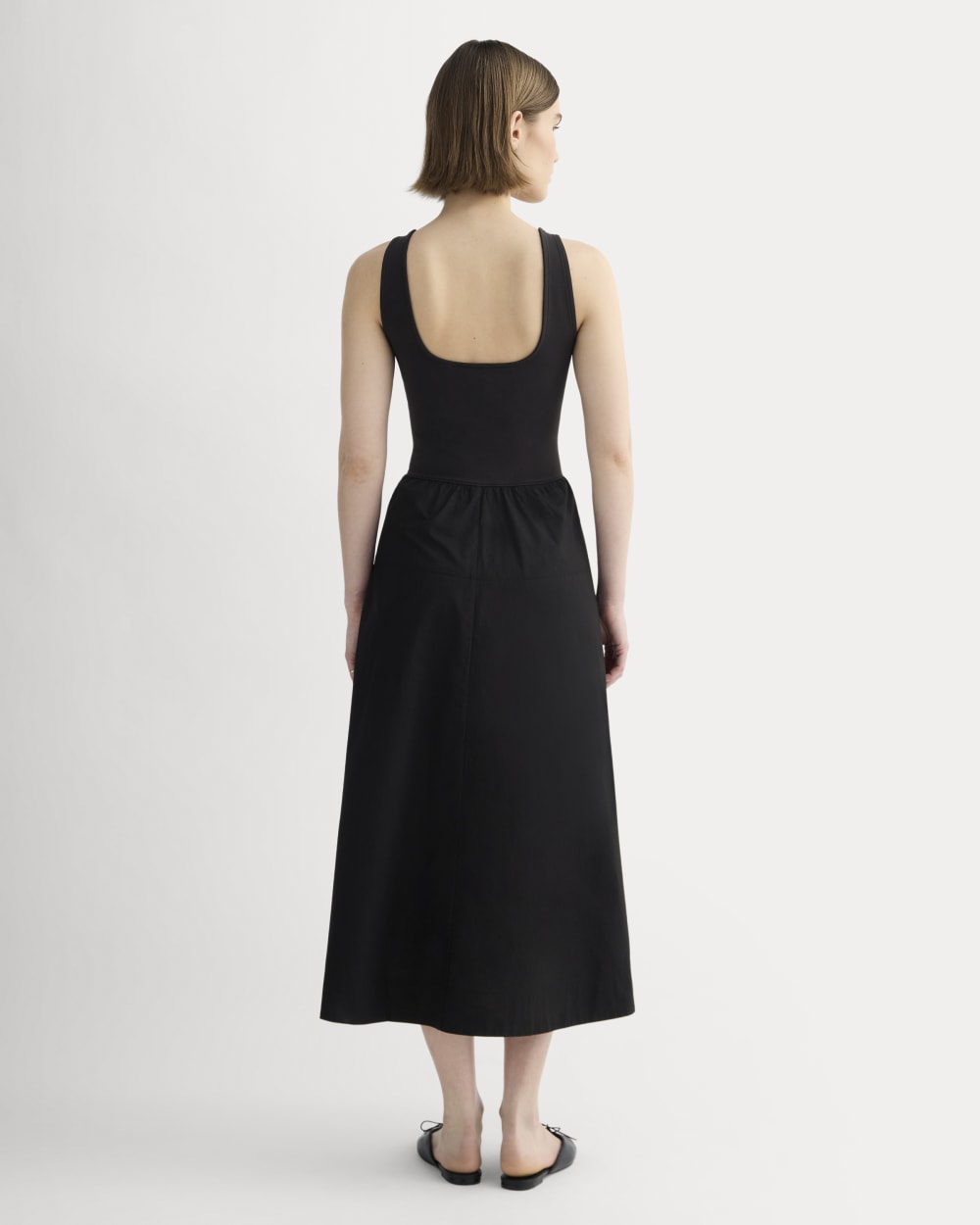 The Form Riviera Dress in Black — detail view