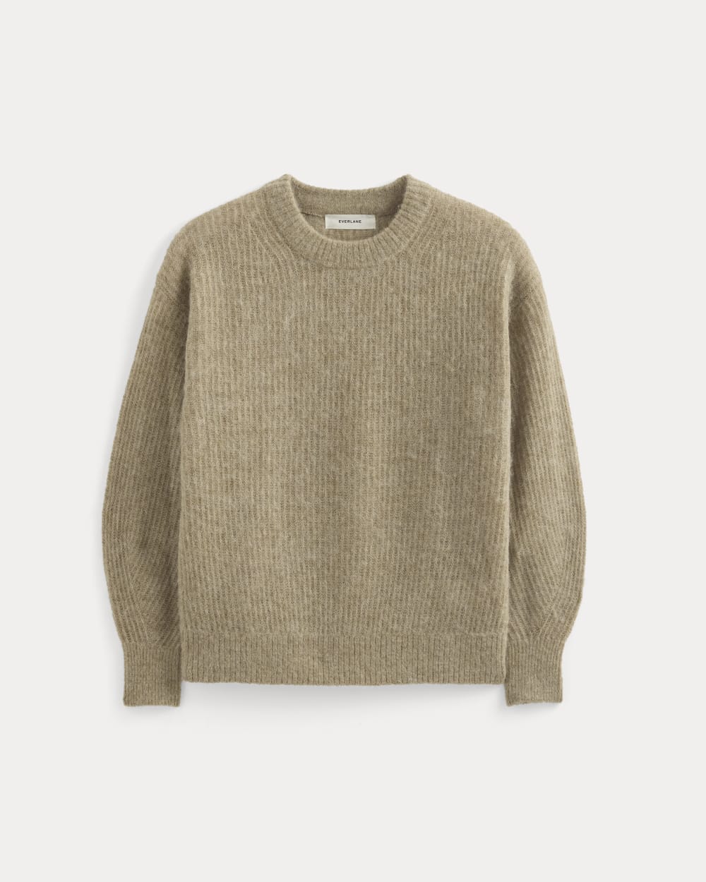 The Cocoon Crew in Alpaca in Dark Heathered Camel — alternate view