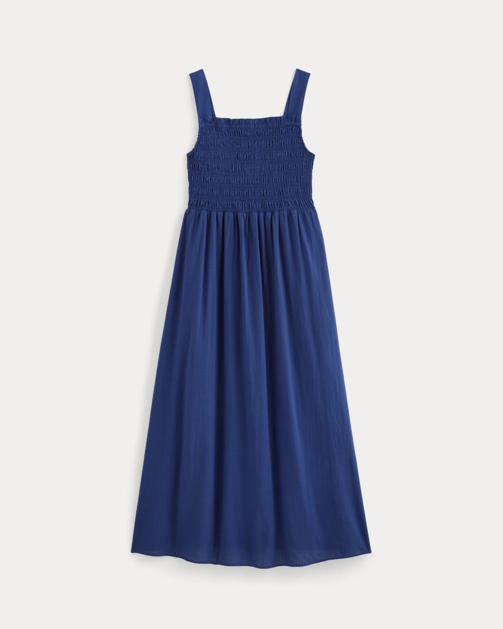The Gauze Smock Dress in Mazarine Blue — alternate view