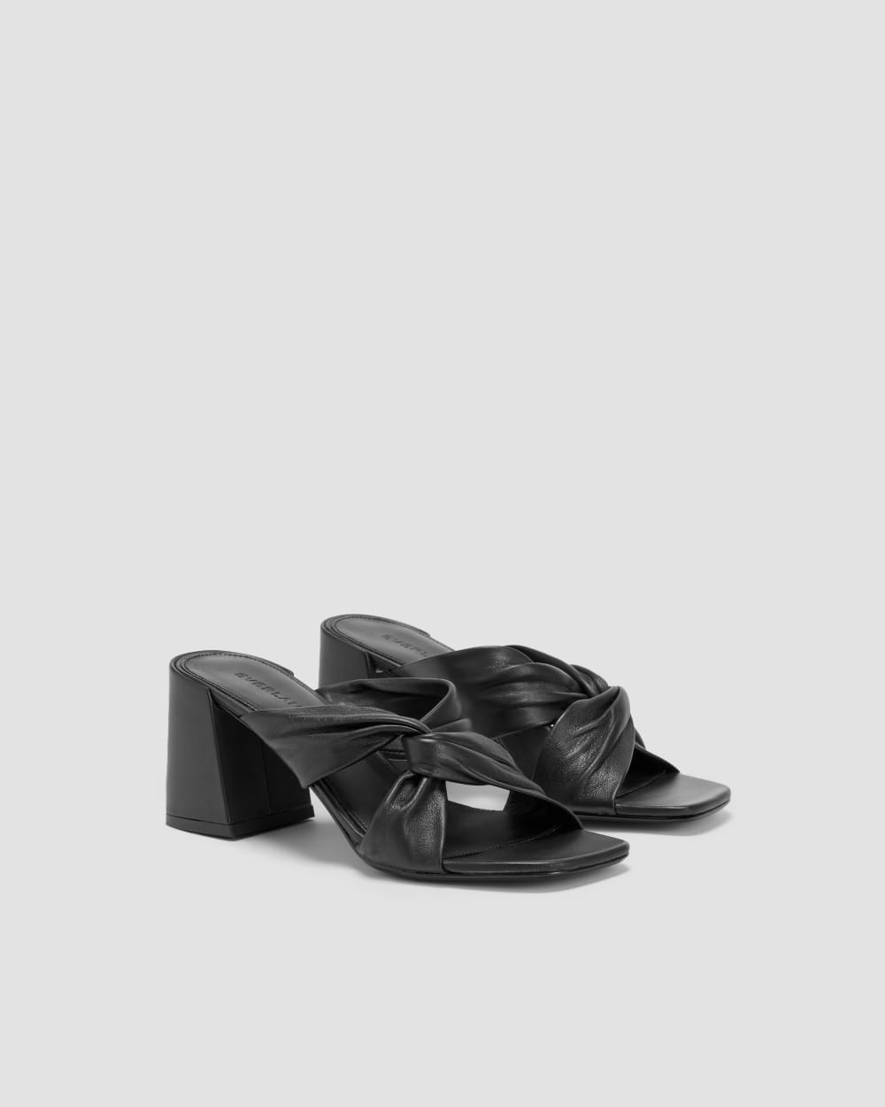 The Day Twist Heel in Black — front view