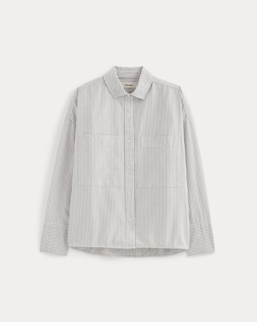 The Boxy Oxford in Black / White — alternate view