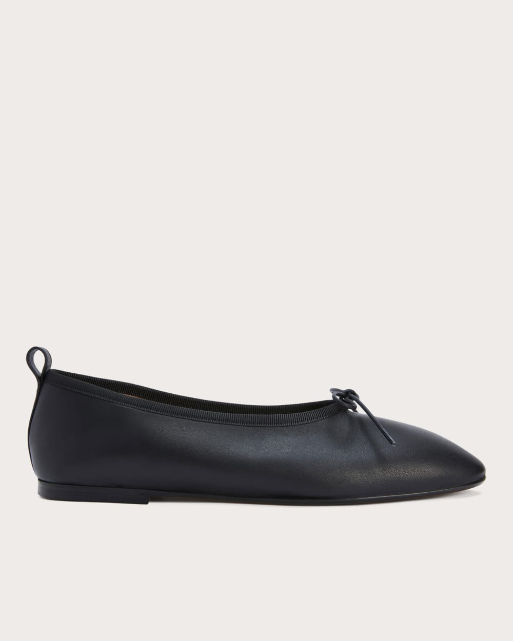 The Ballet Flat in Black — alternate view
