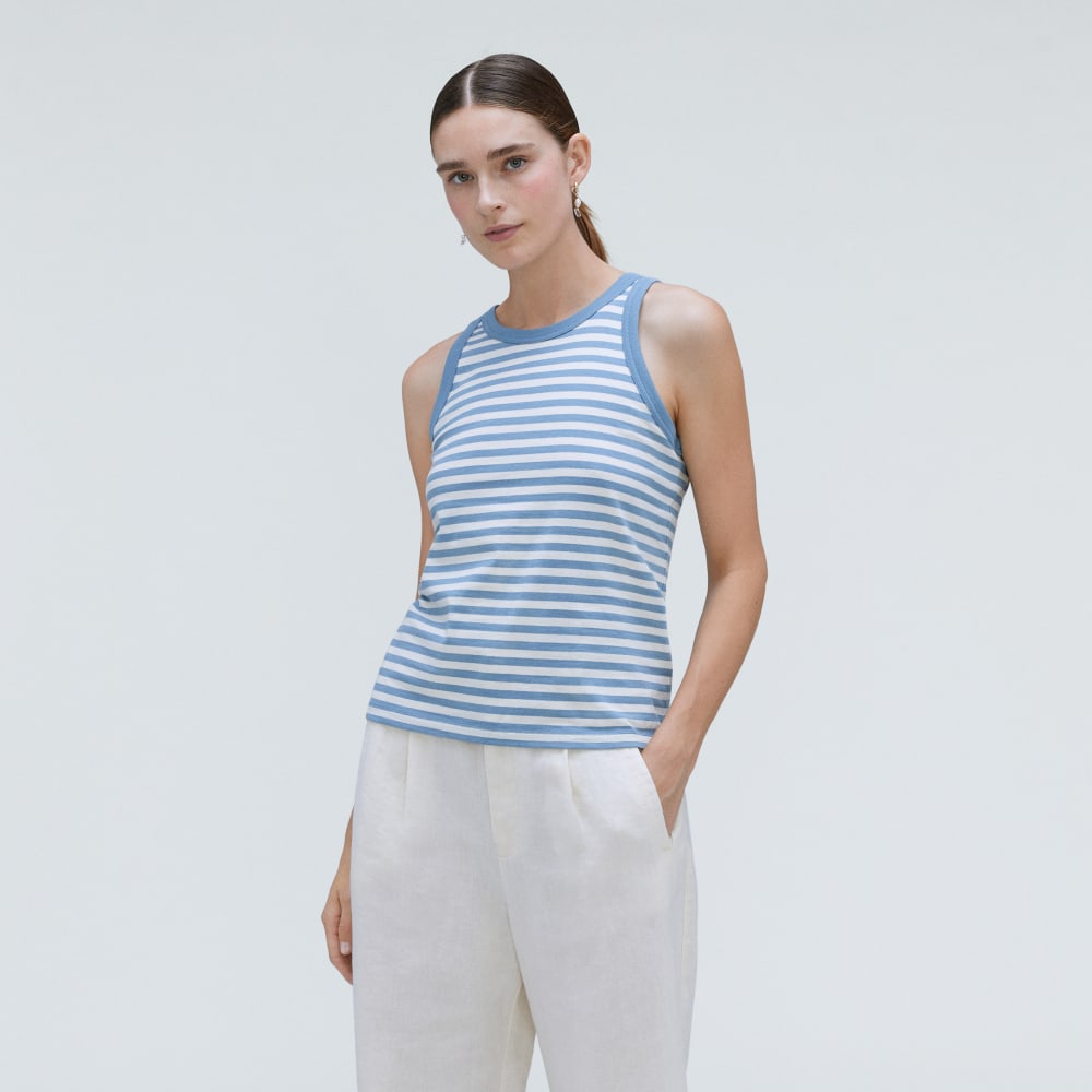 The Tank in Essential Cotton in Spring Lake / Canvas — alternate view