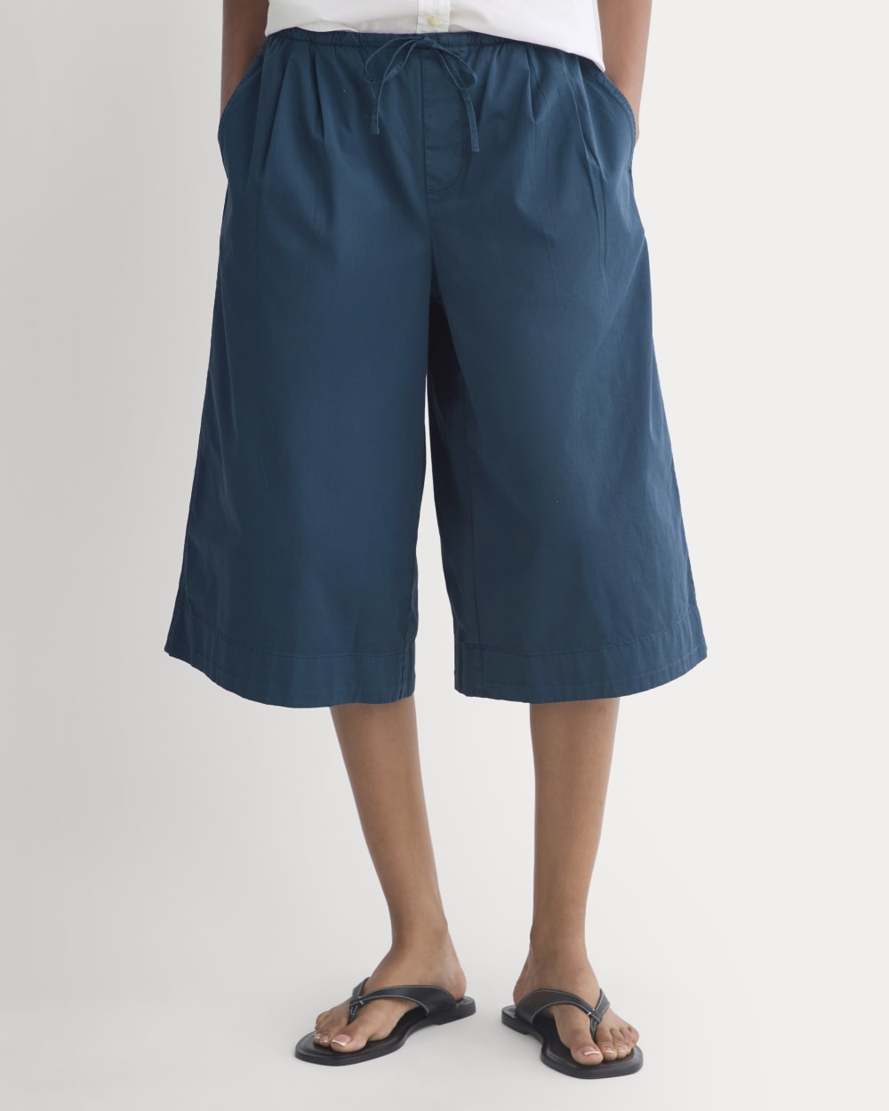 Easy Long Short in Midnight Navy — detail view