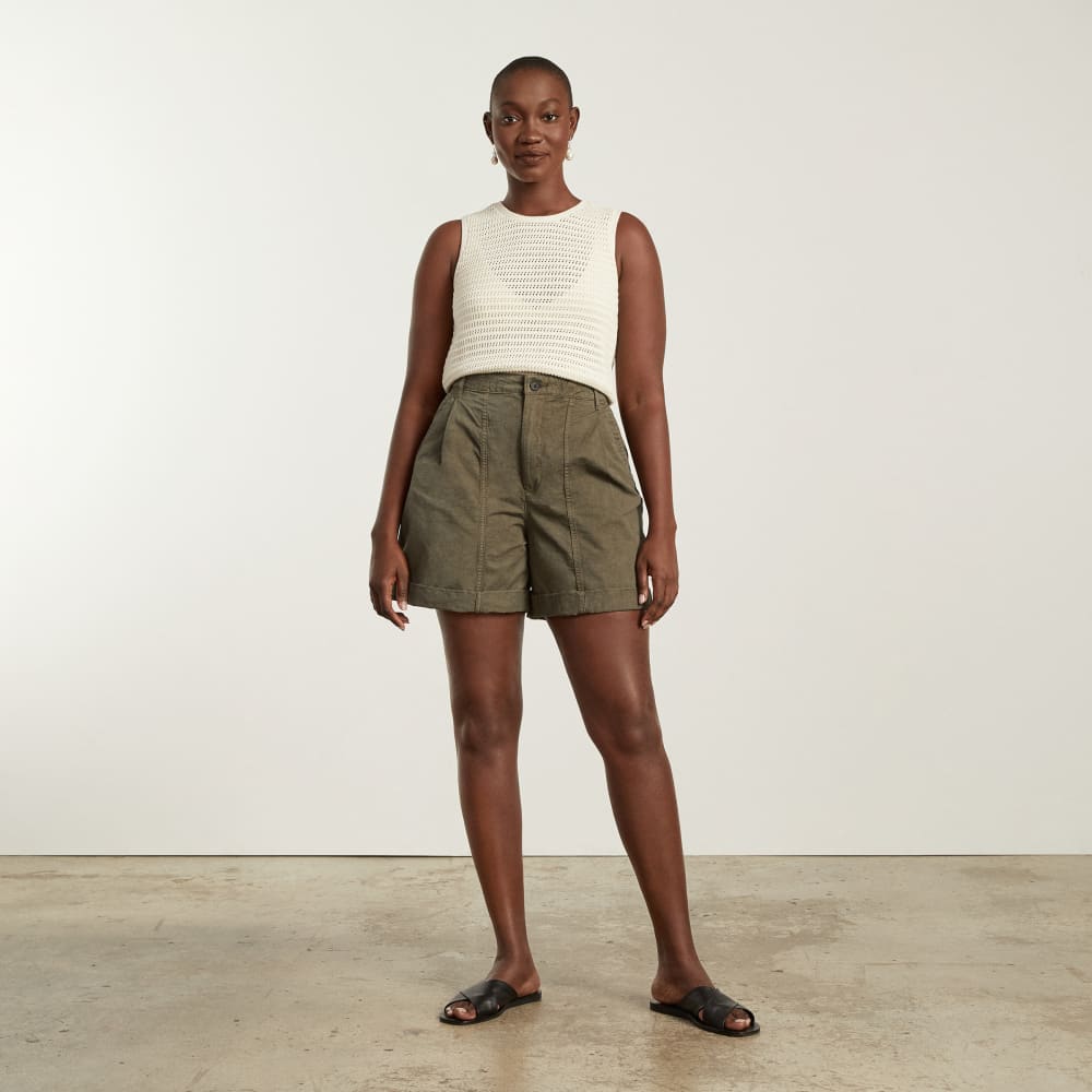 The Tourist Short in Beech — detail view