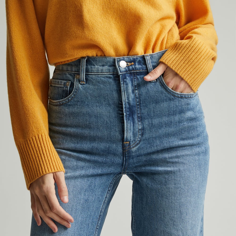 The Way-High® Sailor Jean in Sail Blue — detail view