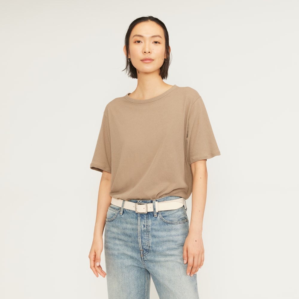 The Air Tee in Clay — front view