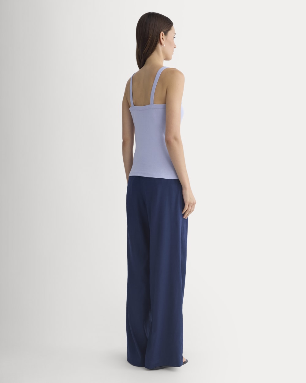 RetroSoft U-Neck Tank in Aleutian — detail view