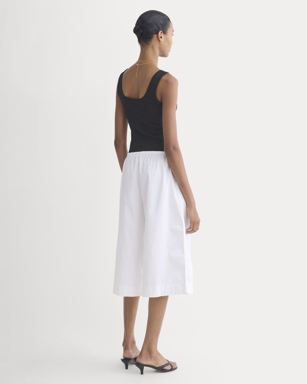 Easy Long Short in White — detail view