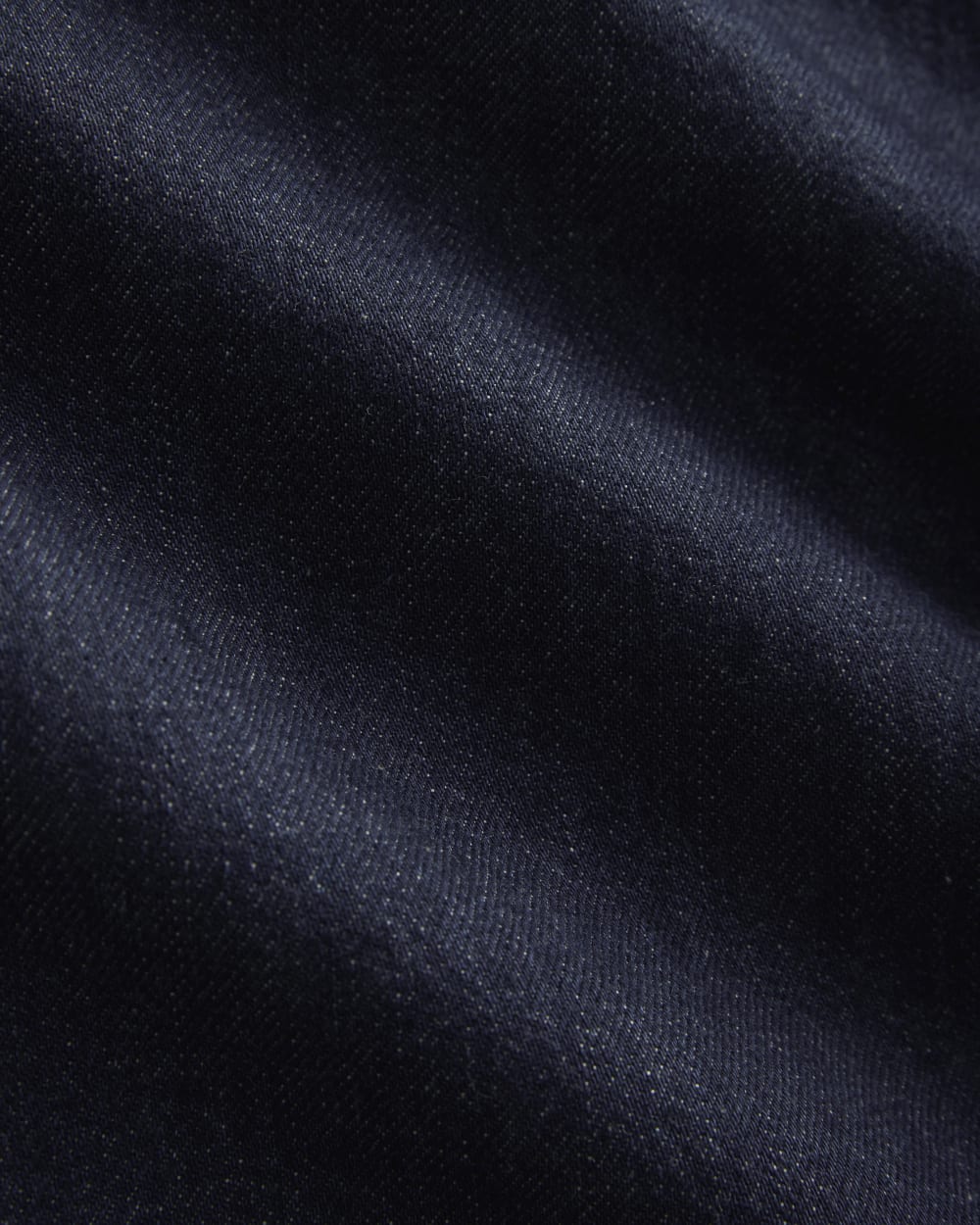 Mid-Rise Denim Midi Skirt in Tungsten Rinse — detail view