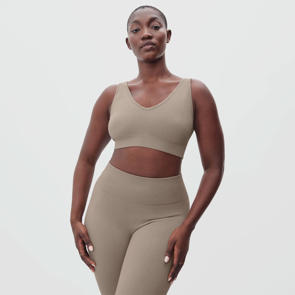 The Seamless Bra in Burnt Sugar — alternate view