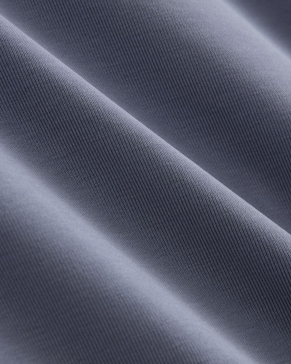 Midi Tee Dress in Butterknit in Blue Dusk — detail view