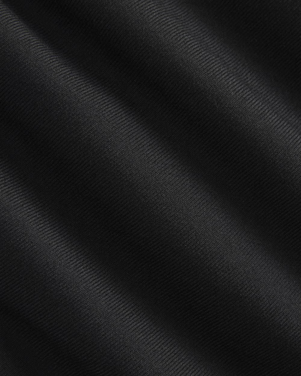 The Pull-On Trouser in Tailor Twill in Black — detail view