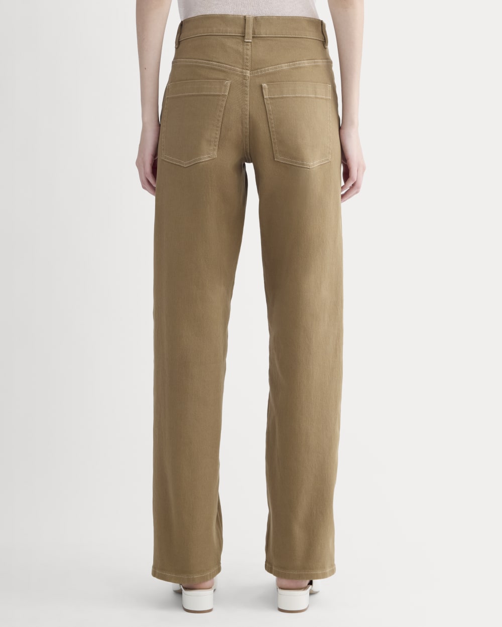 Utility Column Pant in Ermine — detail view
