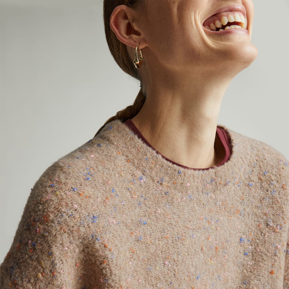 The Confetti Crew in Taupe Multi — detail view
