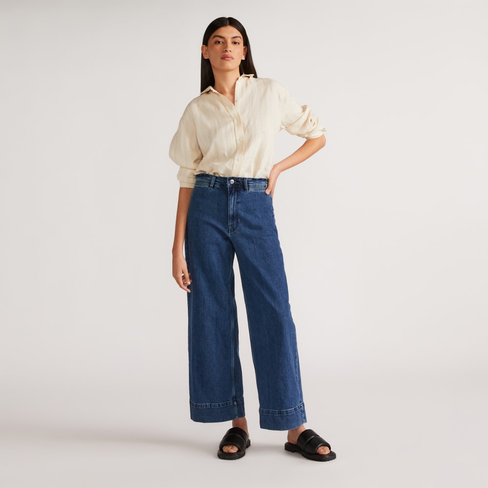 The Mariner Jean in Vintage Indigo — front view