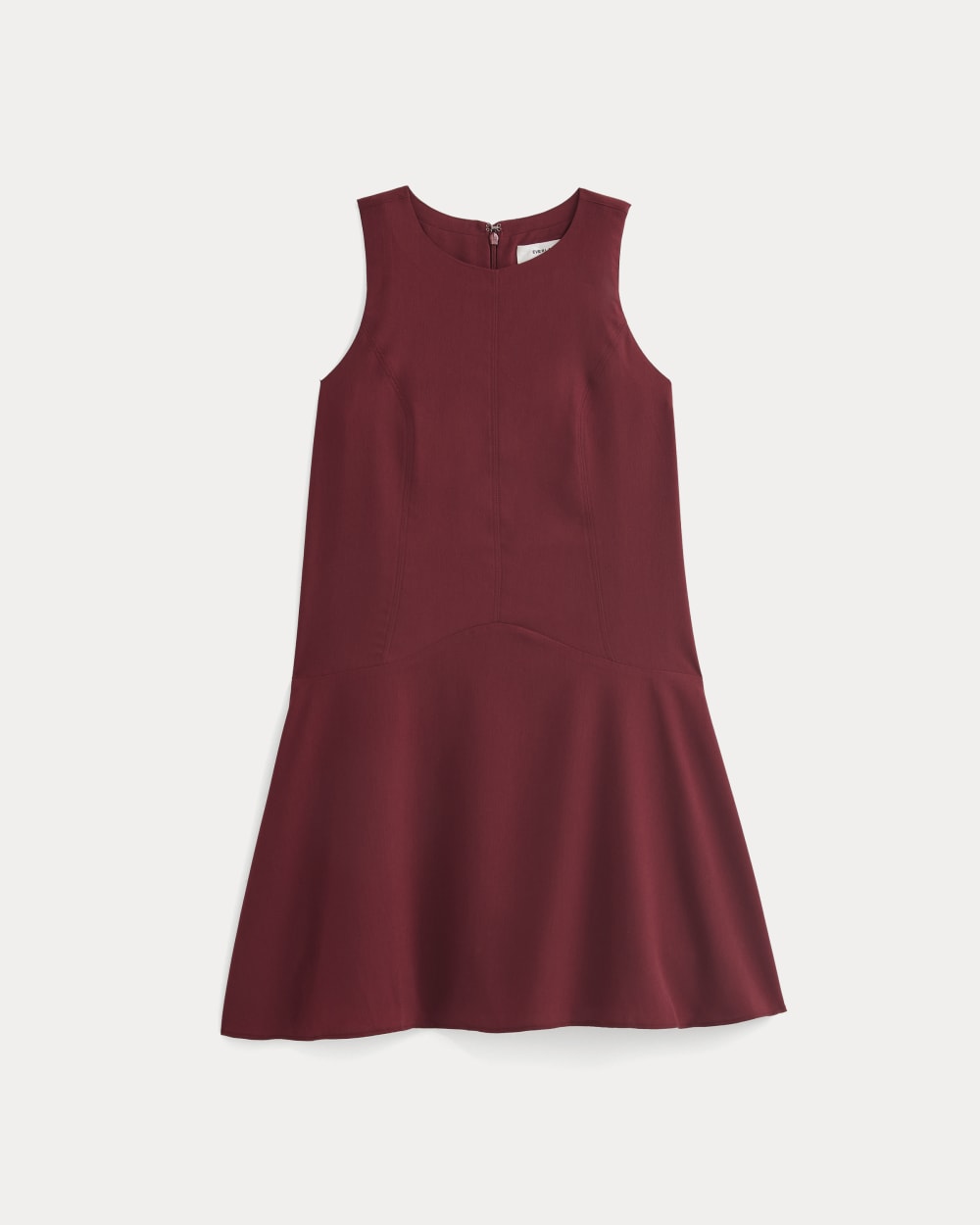 Drop Waist Mini Dress in Pomegranate — alternate view
