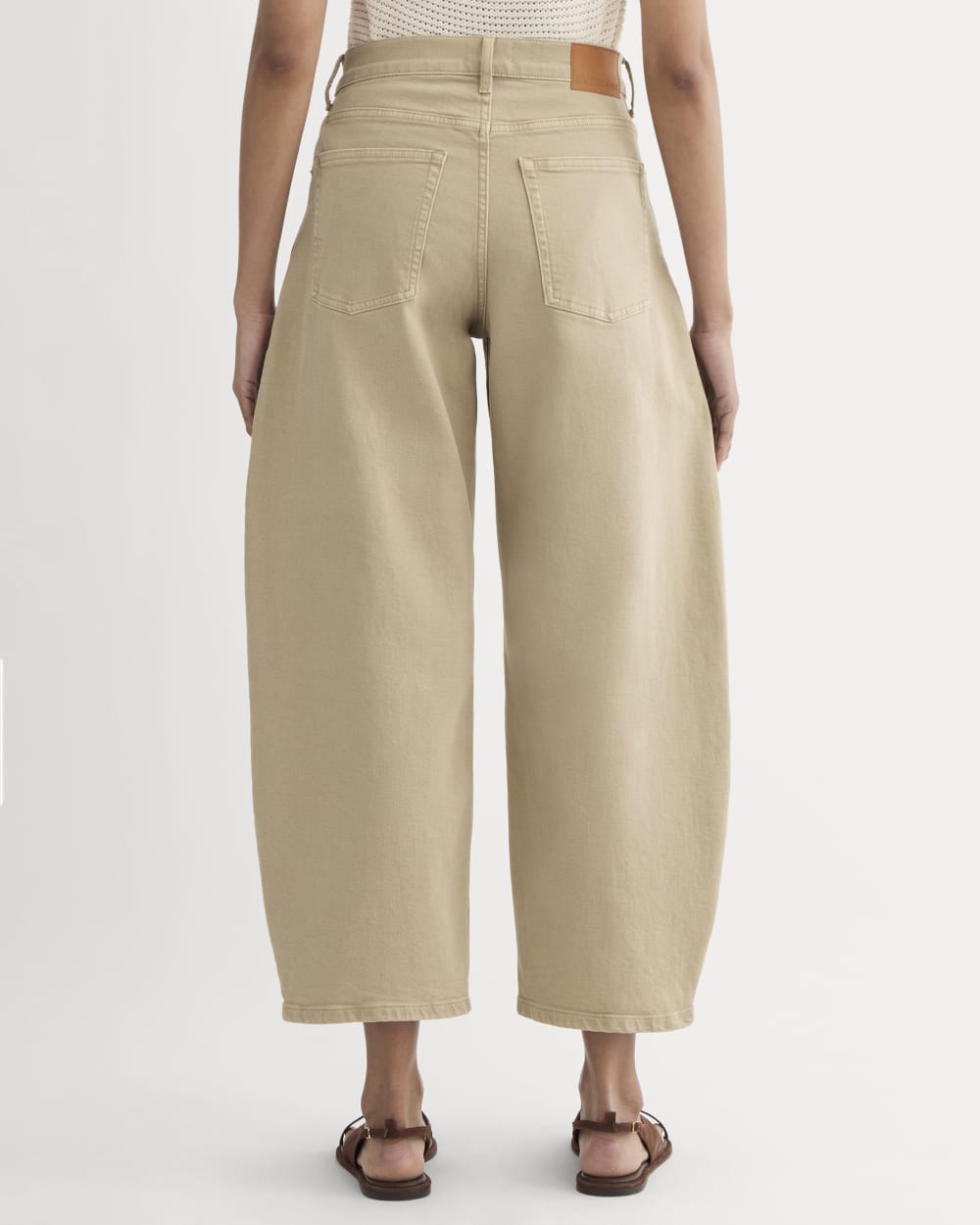 The Way-High® Curve Jean in Garment-Dyed Tan — detail view