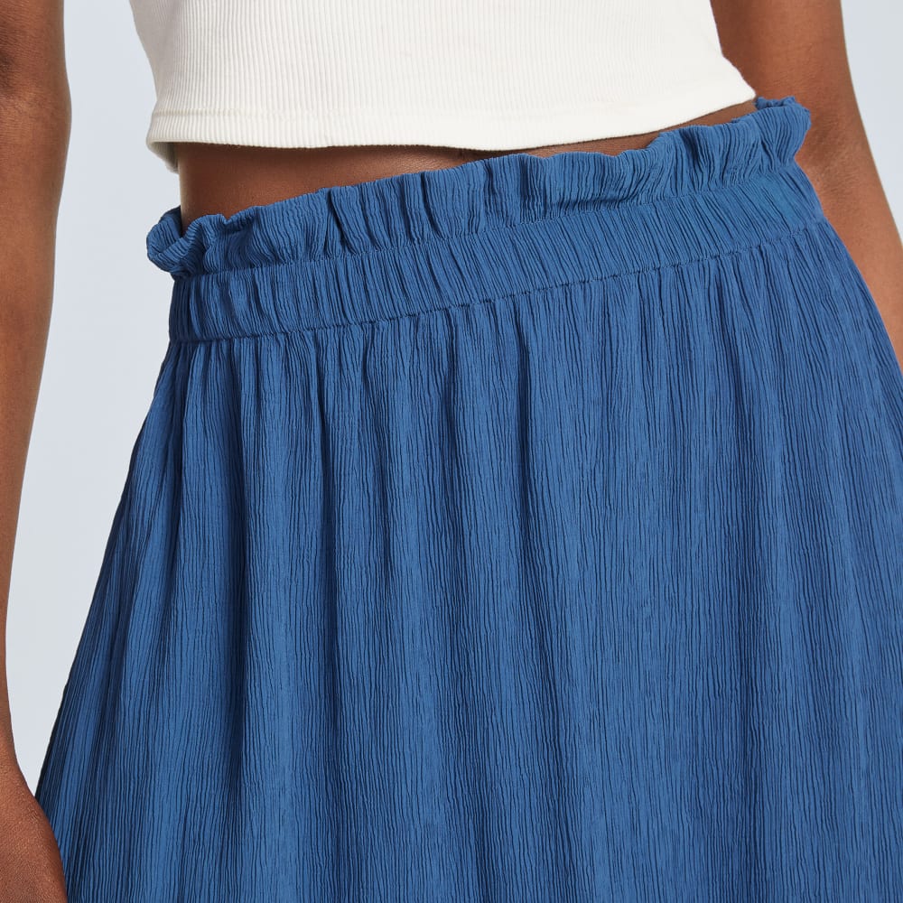 The Naia™ Ripple Skirt in Deep Blue — detail view