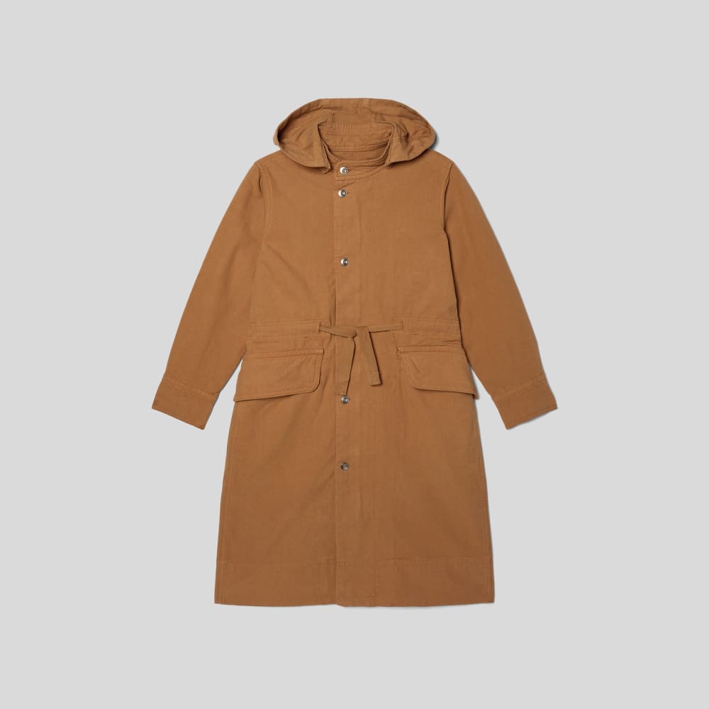 The Canvas Organic Cotton Parka in Cappuccino — alternate view