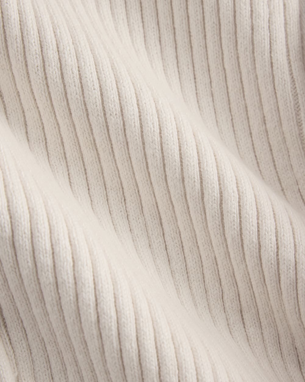 Full-Zip Ribbed Jacket in Everyday Cotton in Canvas — detail view