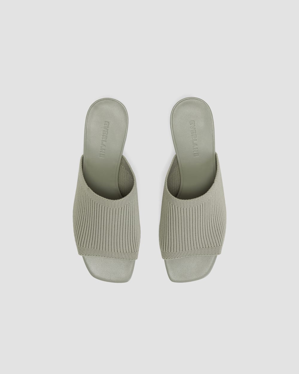The Glove Mule in ReKnit in Seagrass — detail view