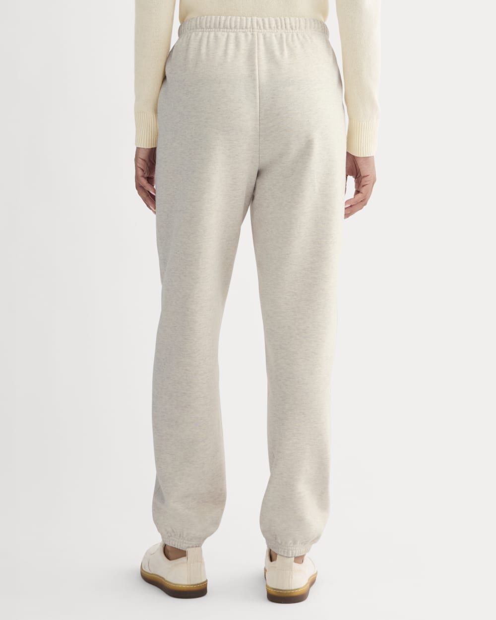 The Off-Duty Jogger in Heathered Oat — detail view