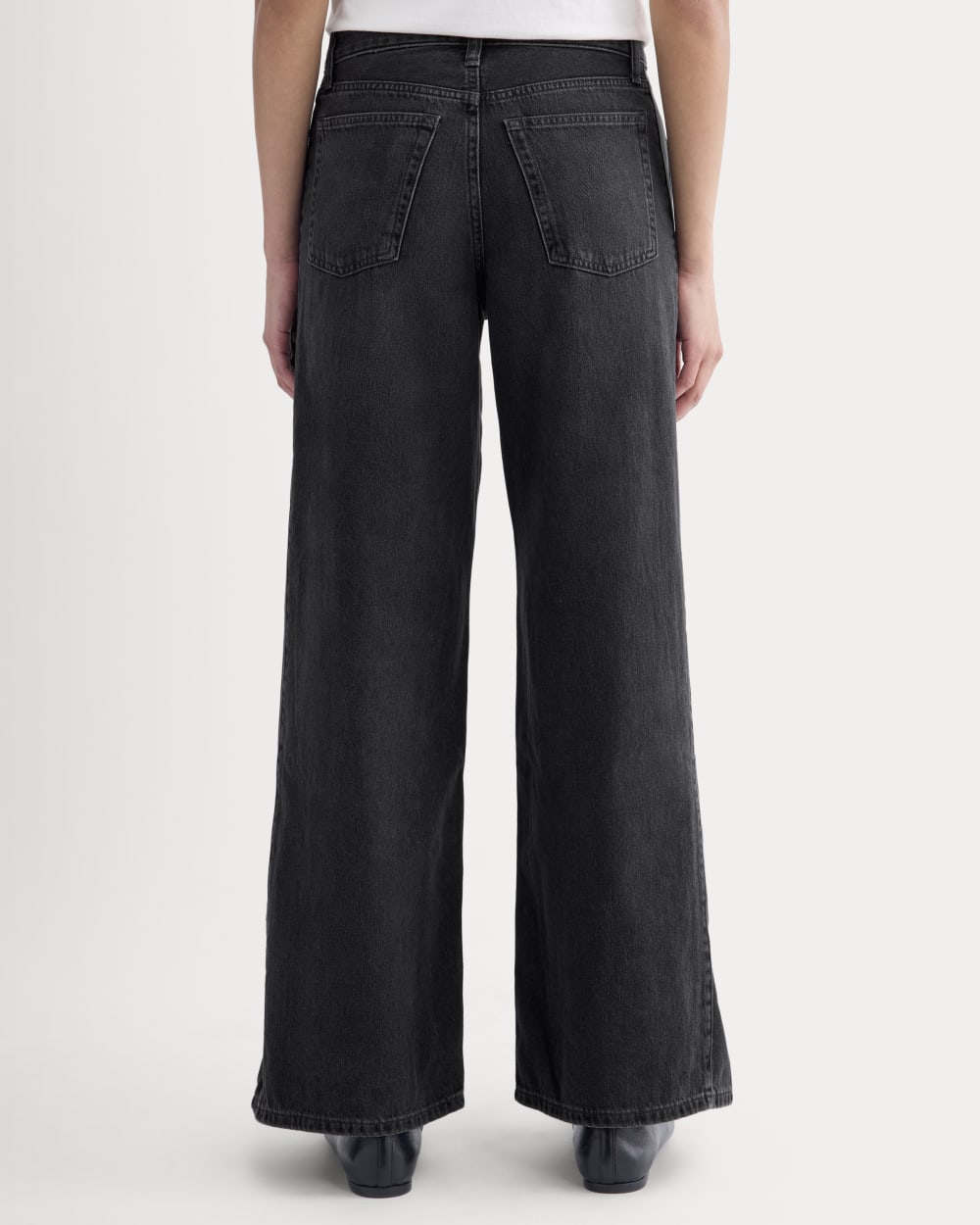 Paneled Wide-Leg Jean in Twilight — detail view