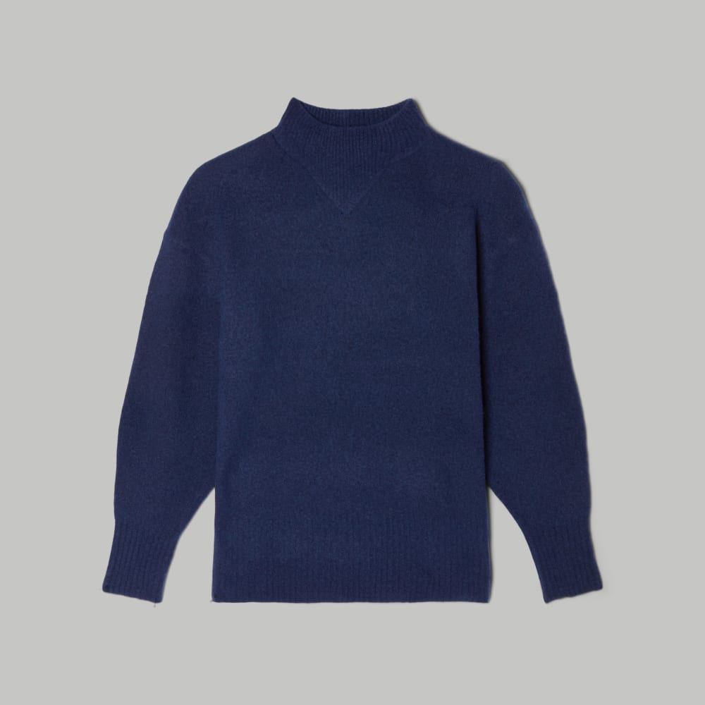The Cozy-Stretch Pullover in Ocean Cavern — alternate view