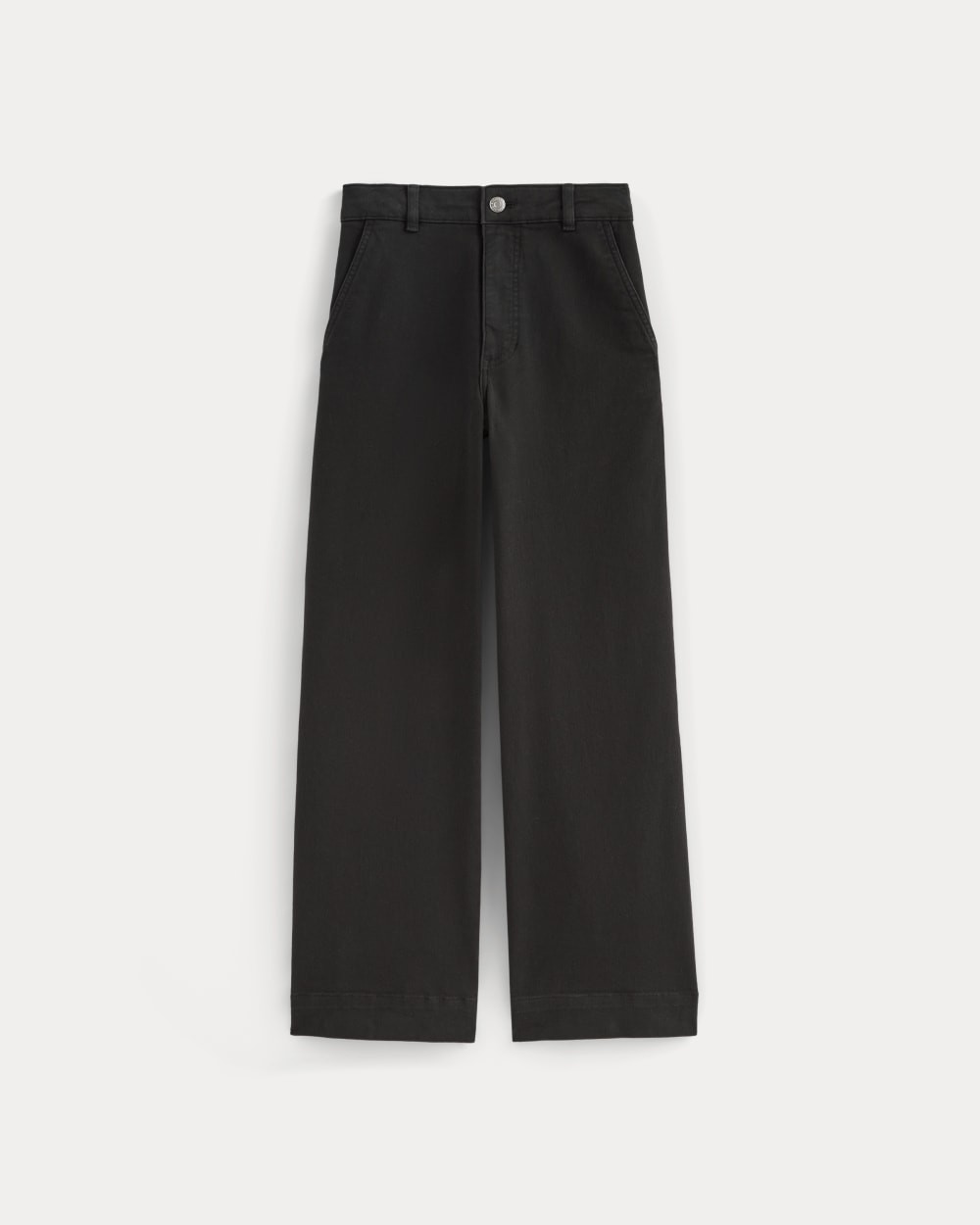 The Utility Wide-Leg Pant in Black — alternate view