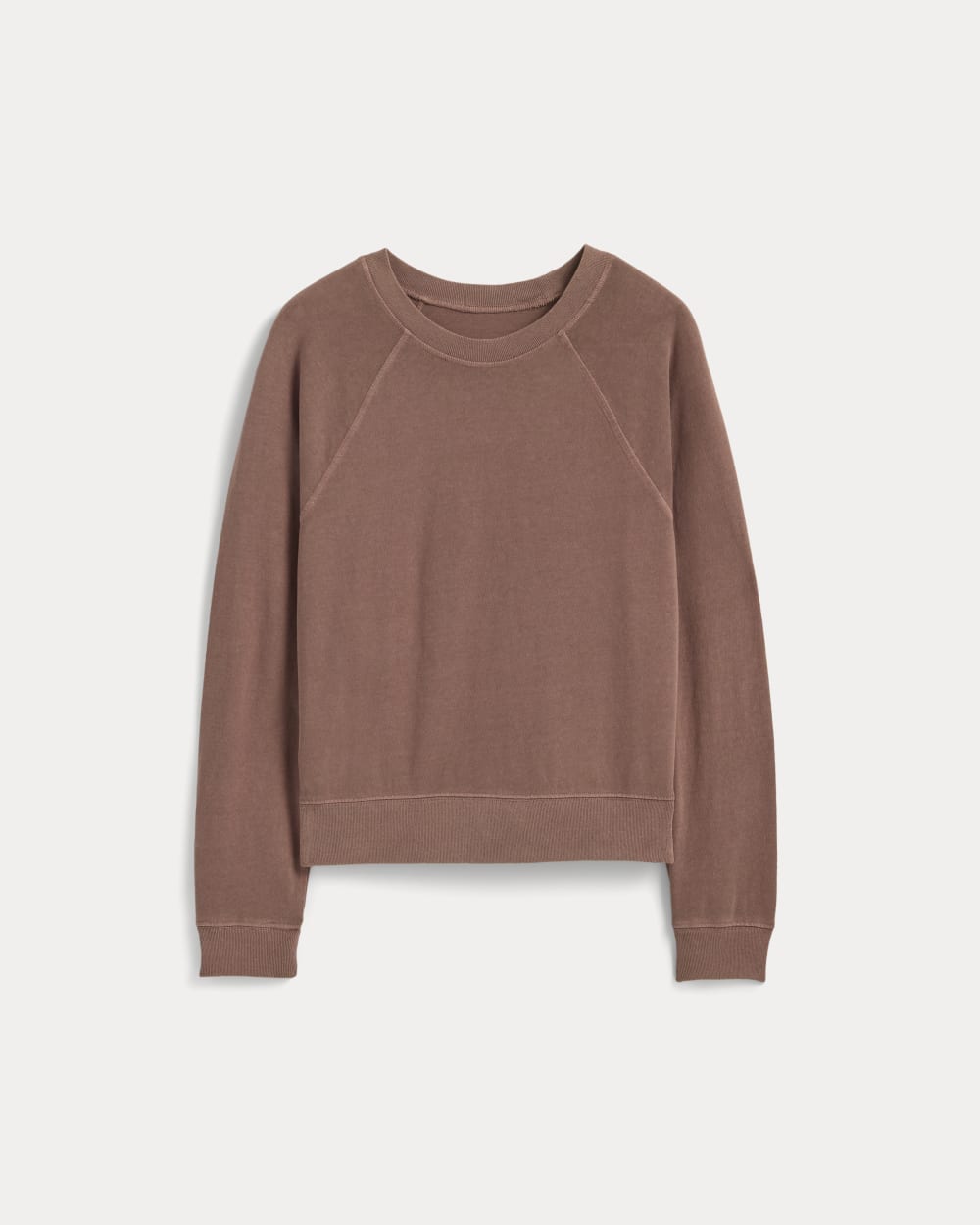 The Off-Duty Long-Sleeve Tee in Brown Garment Dye — alternate view